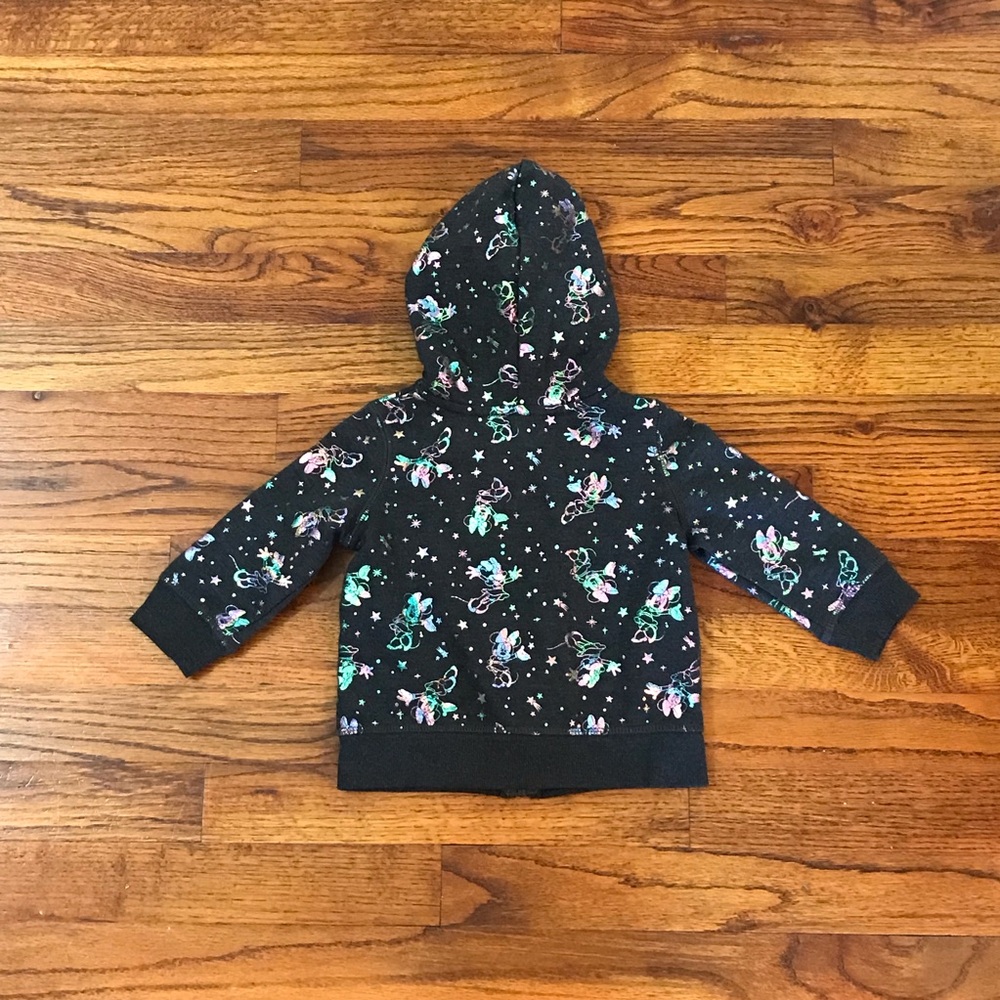 Girls Disney Hooded Hoodie Jacket Coat 
Minnie Mouse Winter Full Zip Sweater - Picture 10 of 14